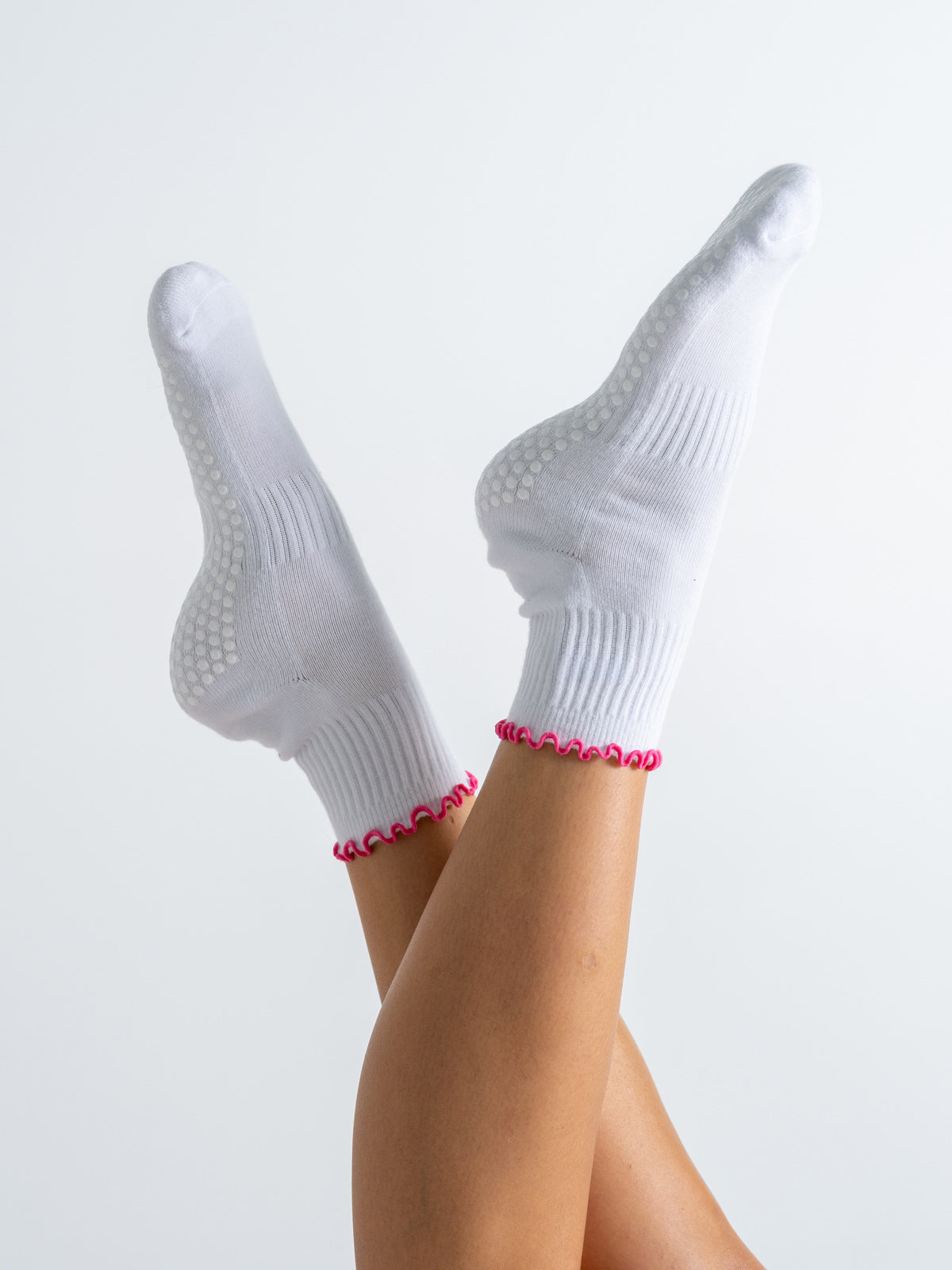 Ruffle Socks - Pink