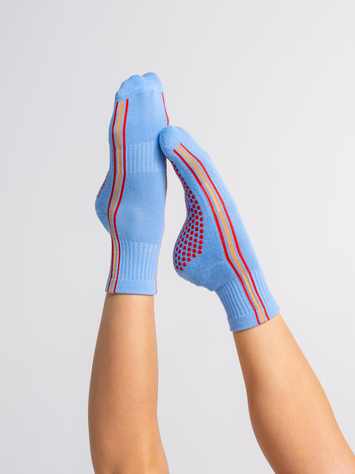 Quarter Socks - Retro Stripe Candy