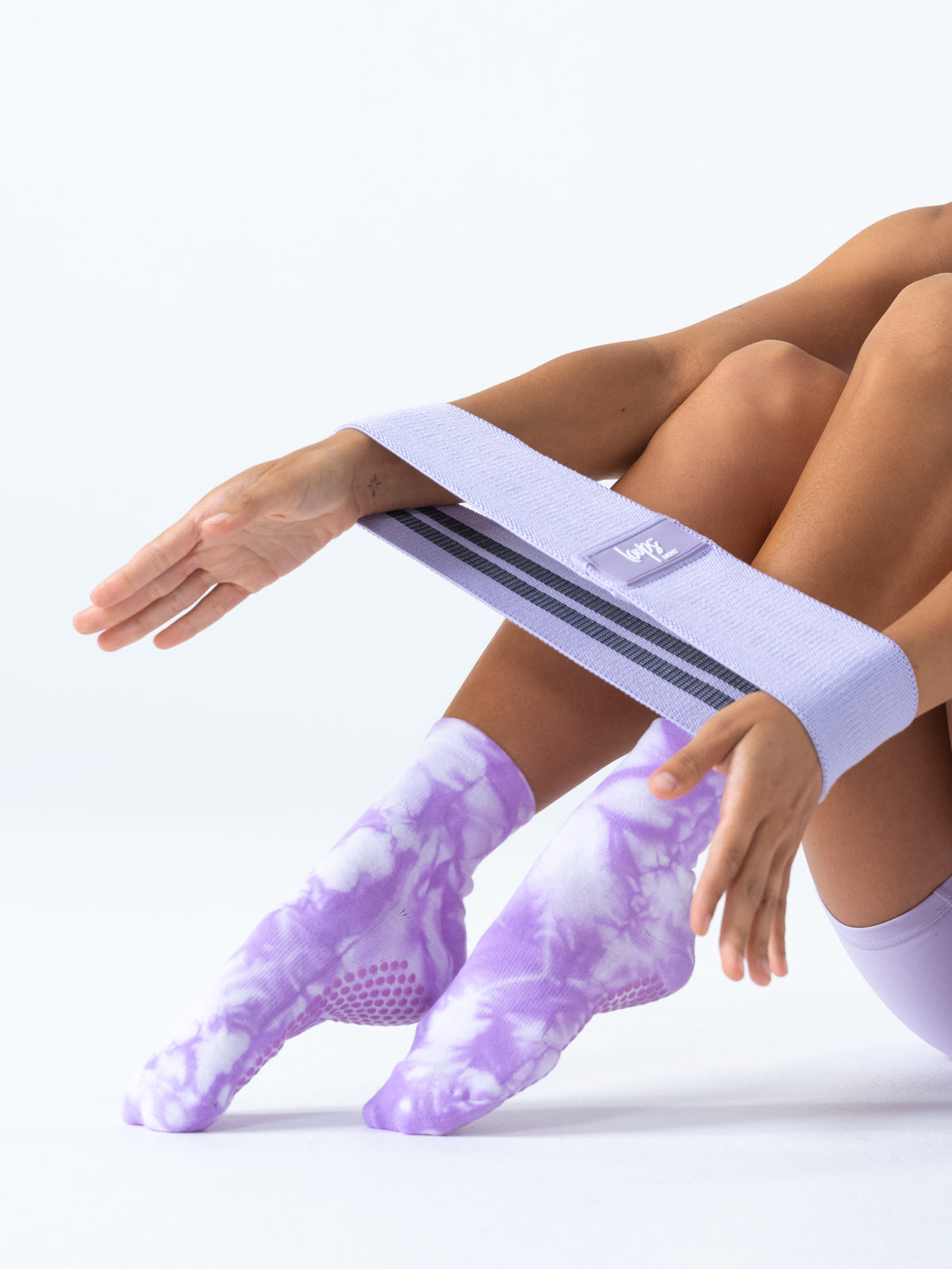 Studio Socks - Purple Tie-Dye