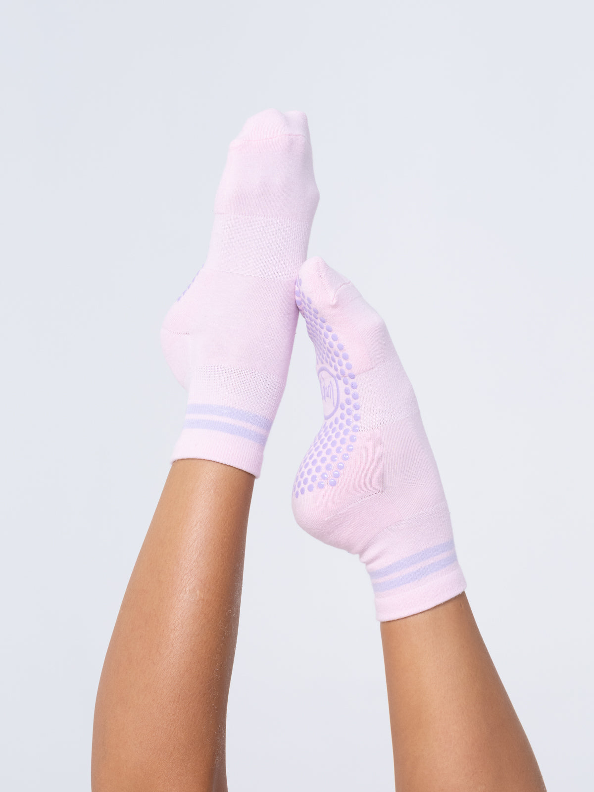 Studio Socks - Pink + Lilac Stripe