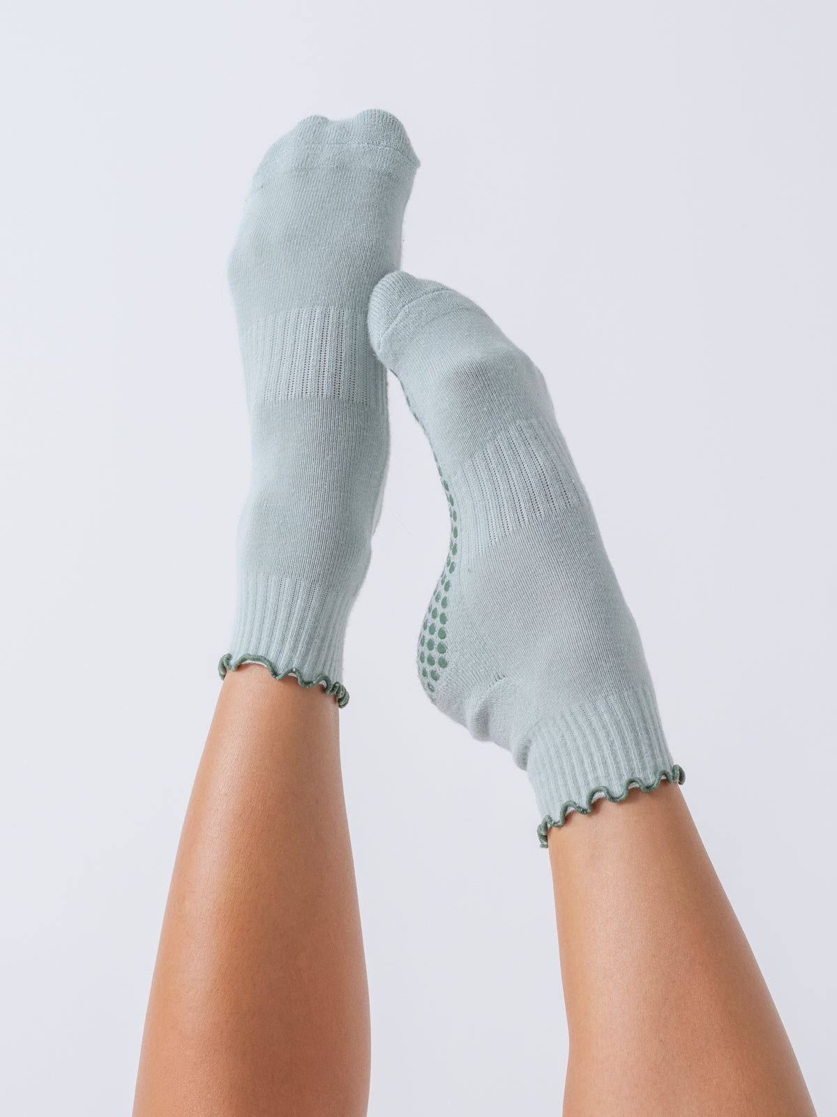 Ruffle Socks - Mint