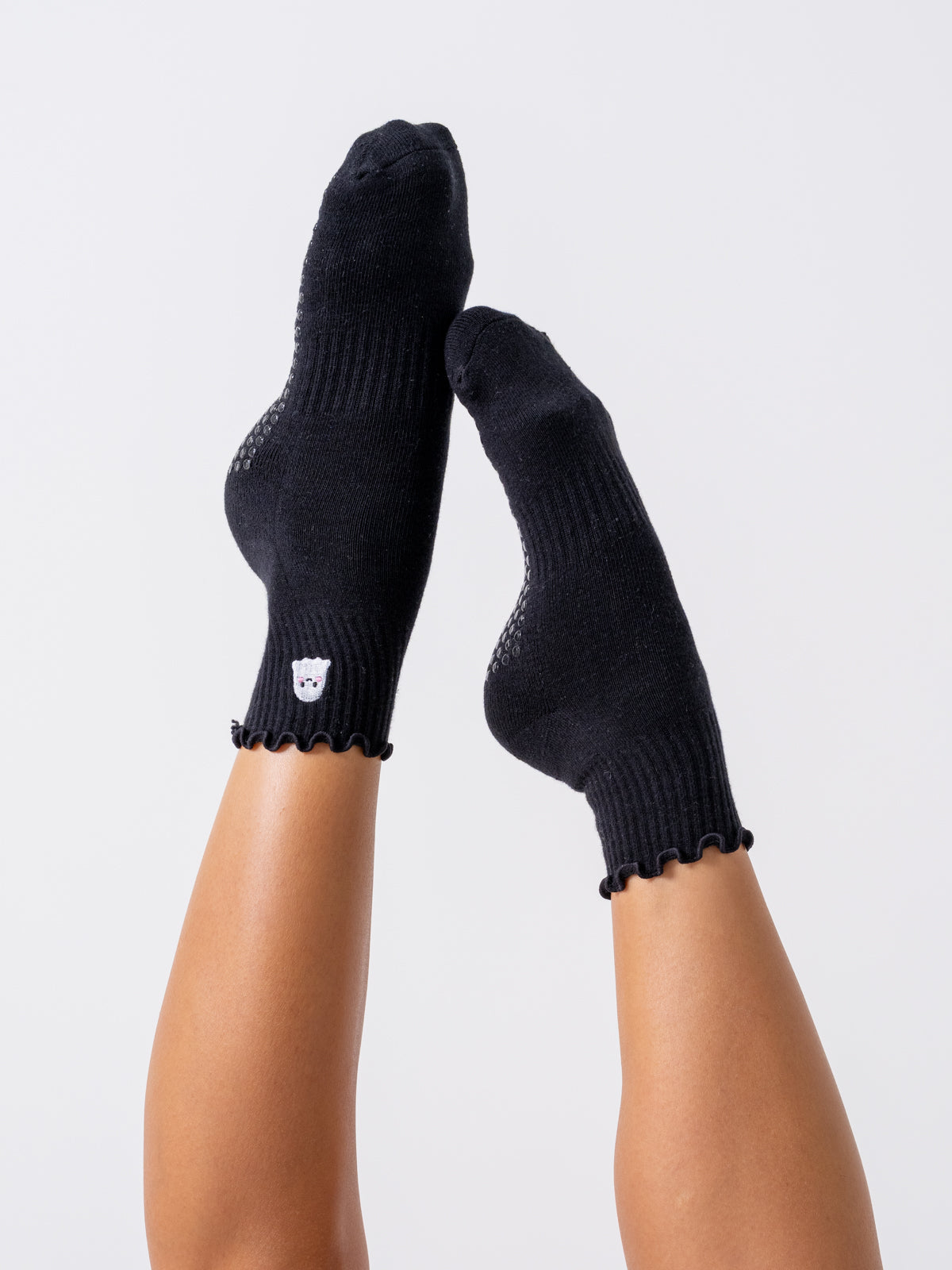 Ruffle Socks - Ghost