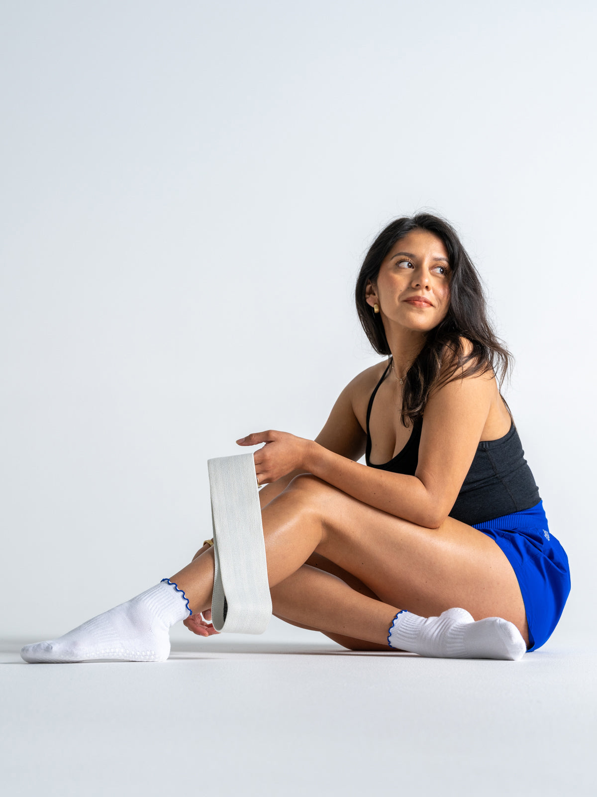 Ruffle Socks - Blue