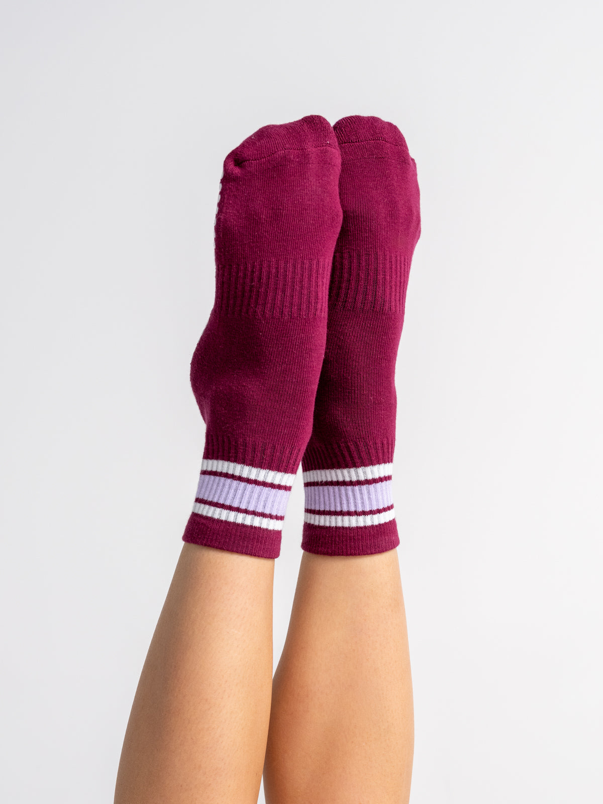 Quarter Socks - Maroon
