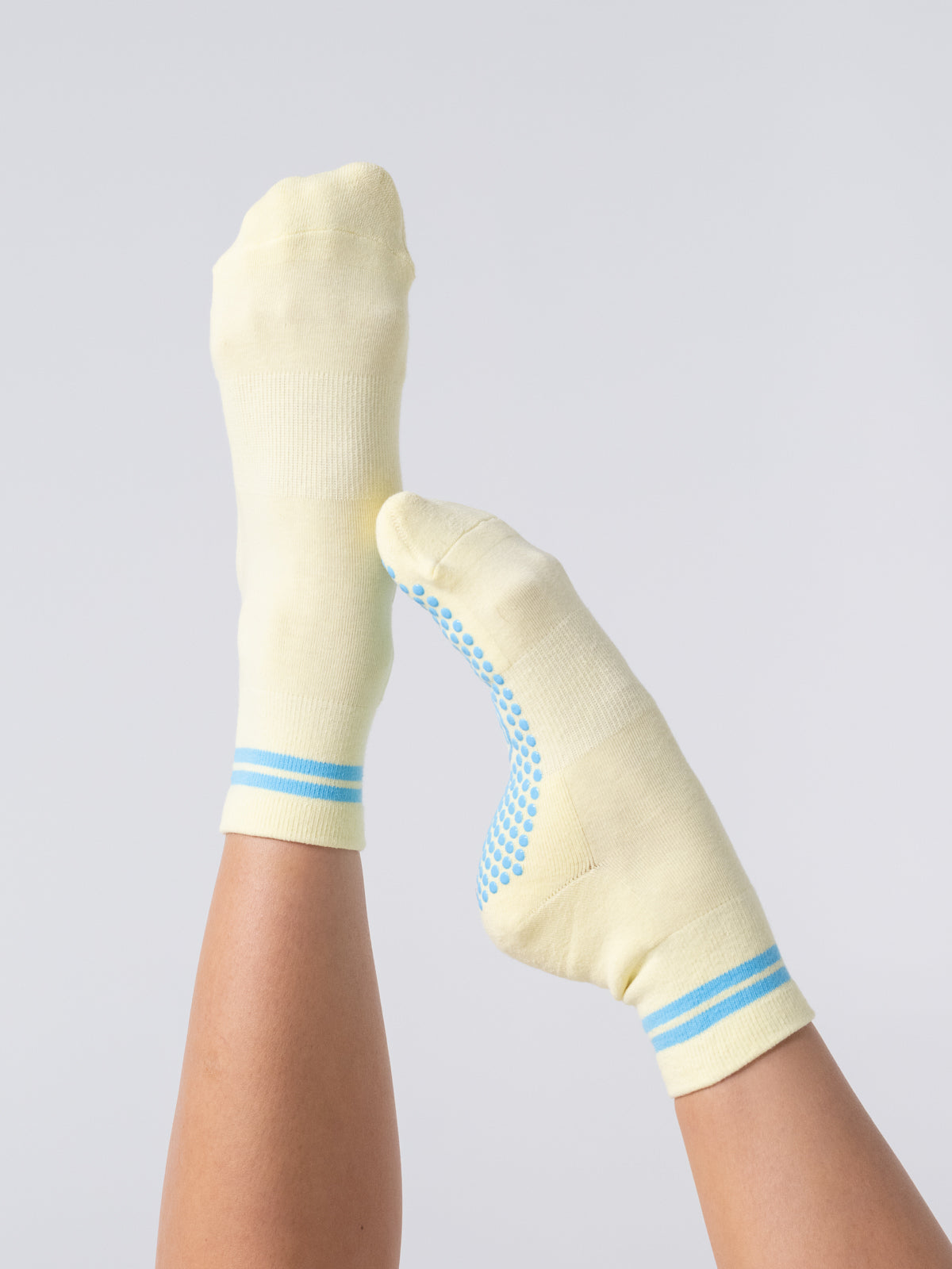 Studio Socks - Yellow + Blue Stripe